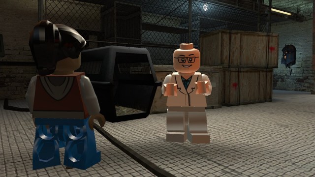 Half-Life 2: A LEGO version of Dr Kleiner and Alyx Vance.