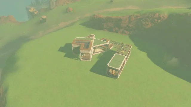 Ranch style house in The Legend of Zelda: Tears of the Kingdom.