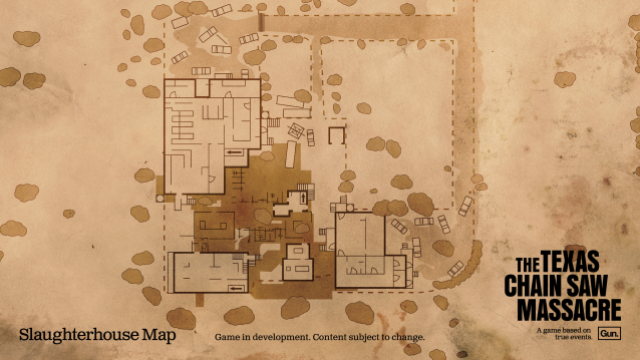 Texas Chainsaw Slaughterhouse full map overview