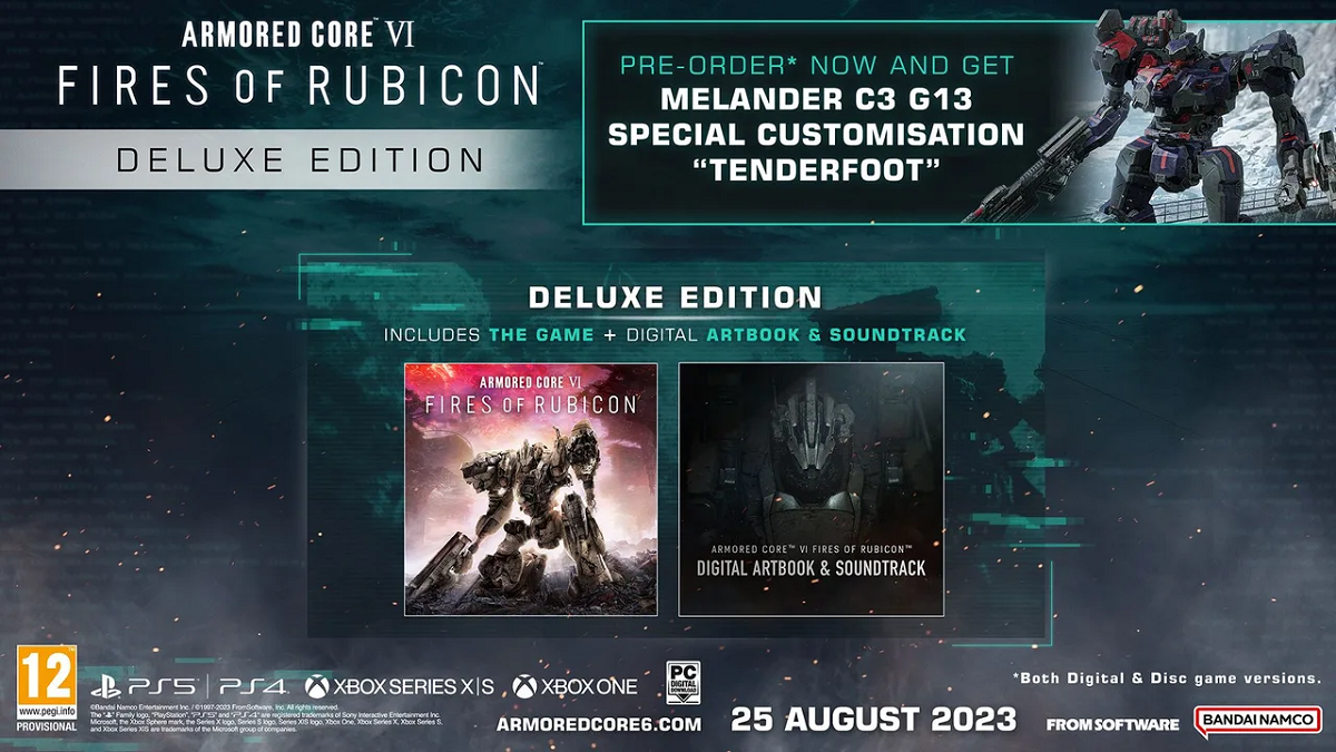 Armored Core VI Collector's and Premium Editions Start at $229.99