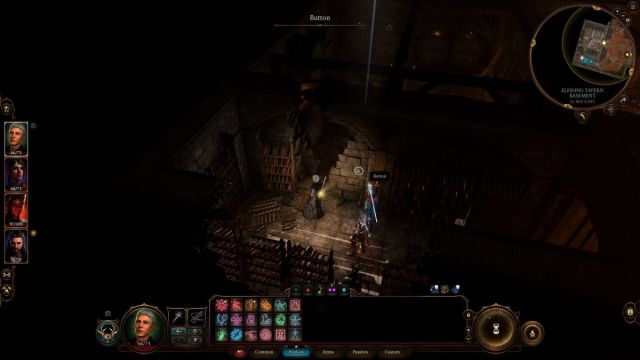 Baldur's Gate 3 Elfsong basement button to Emperor's hideout