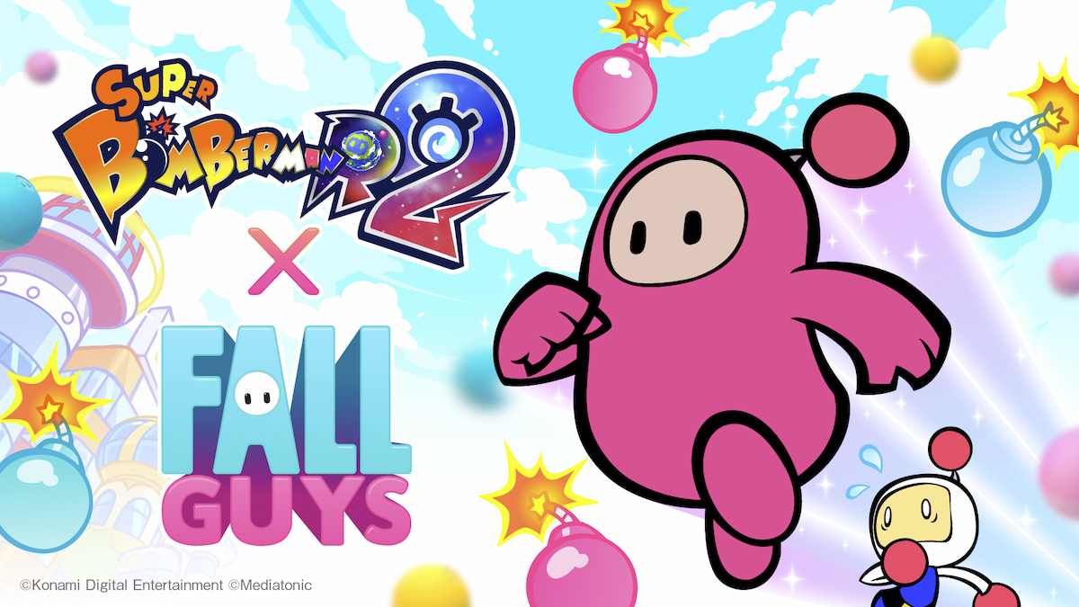 Bomberman collaboration with Fall Guys