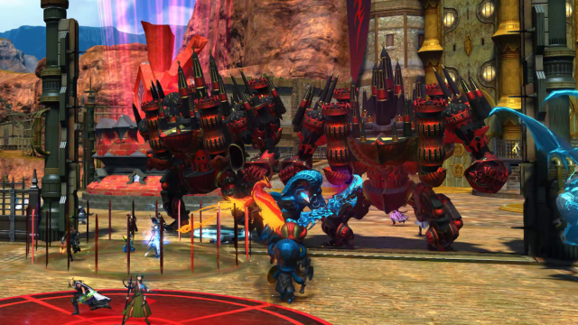In FFXIV Rival Wings, you'll pilot familiar mechs like these in massive PvP brawls