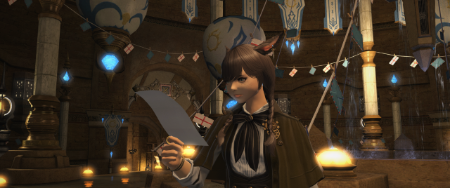 The Letter Forest in this year's FFXIV The Rising event. 