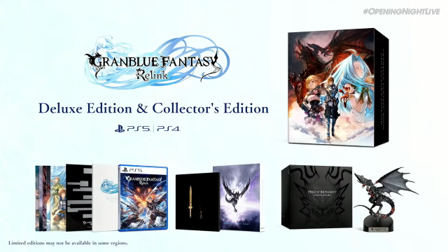 The Granblue Fantasy release trailer at Gamescom showed off its Collector's Edition, which comes with a Proto Bahamut statue. 