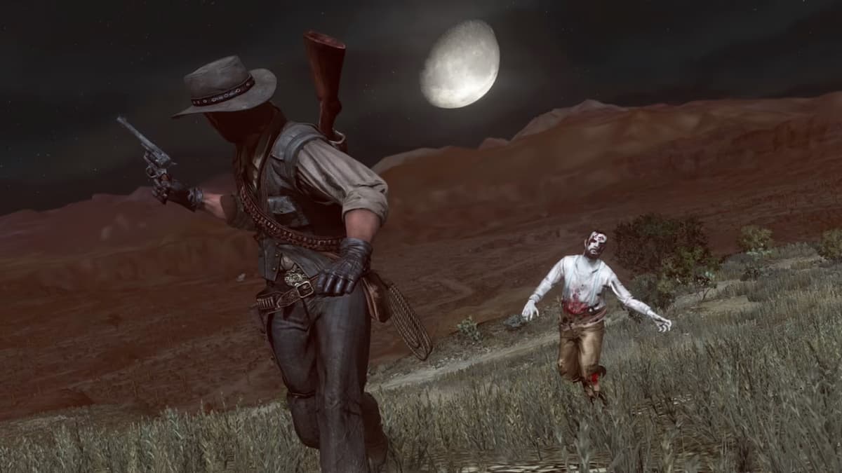 Red Dead Redemption Switch release screen - zombies included