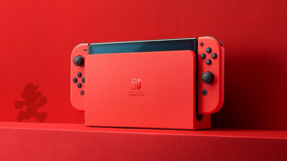 Super Mario Red Edition Nintendo Switch OLED