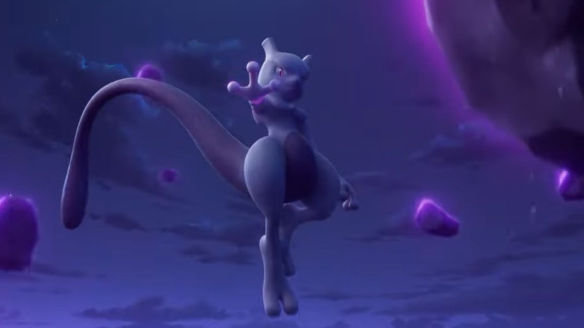 Mewtwo appearing as a Tera Raid encounter in Pokemon Scarlet & Violet