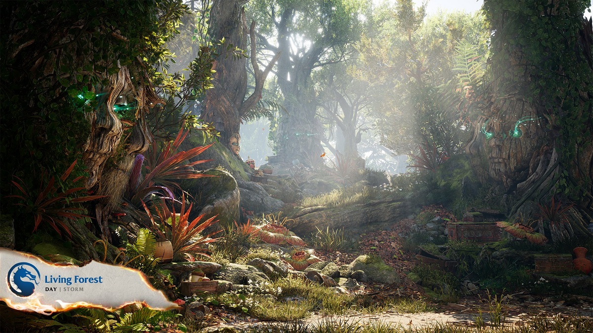 The Dwelling Forest has gotten a facelift in Mortal Kombat 1 with two ranges