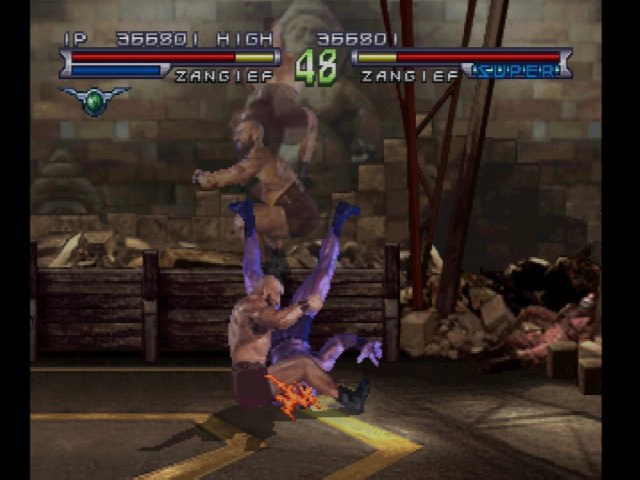 Street Fighter: The Movie: The Game Atomic Piledriver