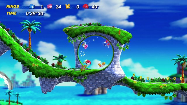 Green Hill Zone in Sonic Superstars.