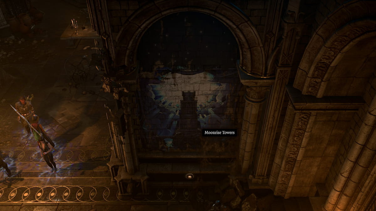 BG3 Thorm Mausoleum Moonrise painting