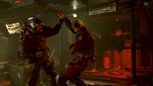 Melee combat in Starfield.