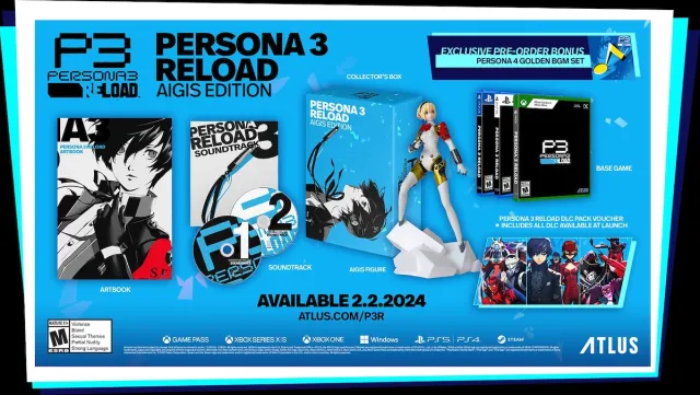 Persona 3 Reload (Aigis & Remix Collectors Edition) BGM, Outfits, Person  : r/atlus