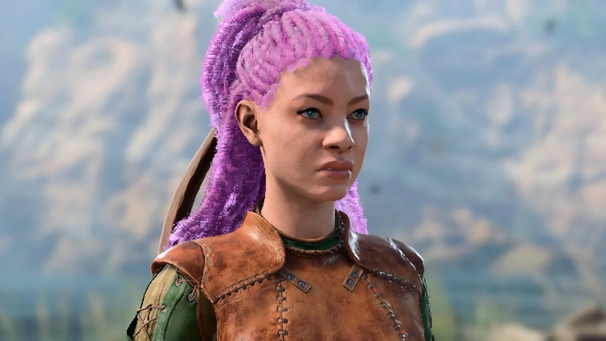 Pink haired character in Baldur's Gate 3, header for best classes in Baldur's Gate 3