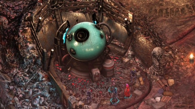 a dungeon in Tides of Numenera