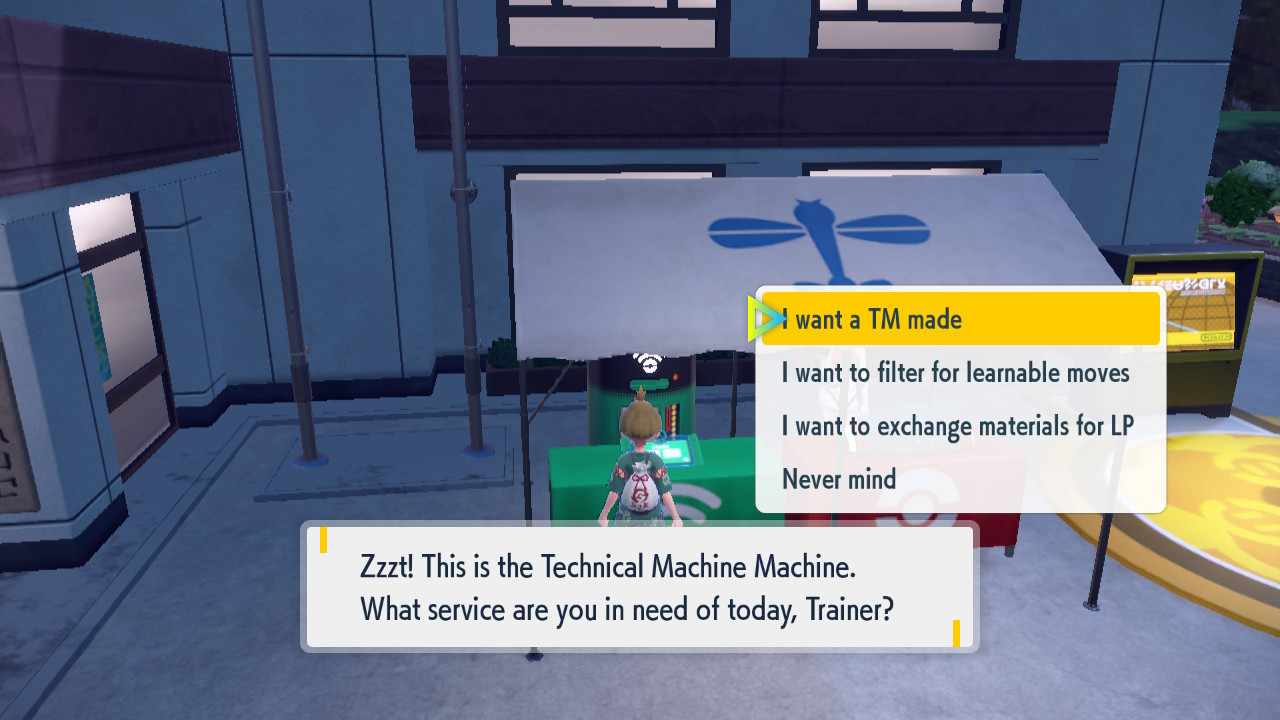 Pokemon TM Machine