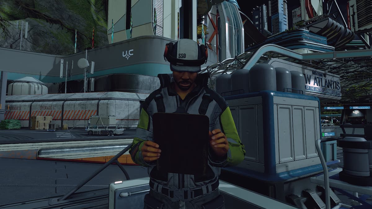 A Ship Technician in Starfield