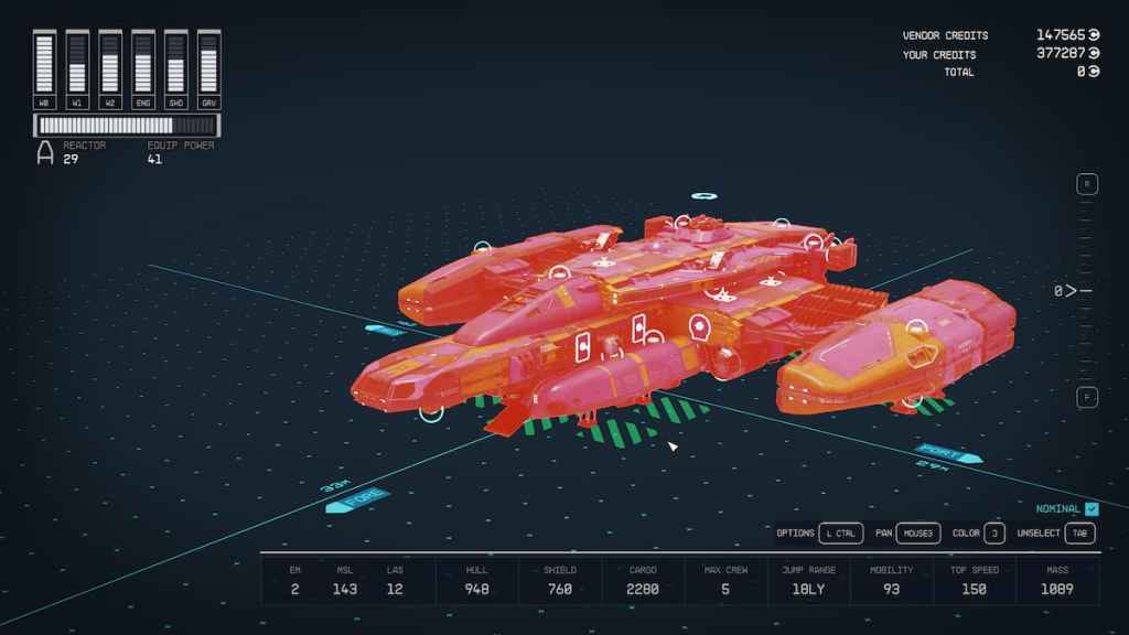 How to easily find unattached modules on your ship in Starfield ...