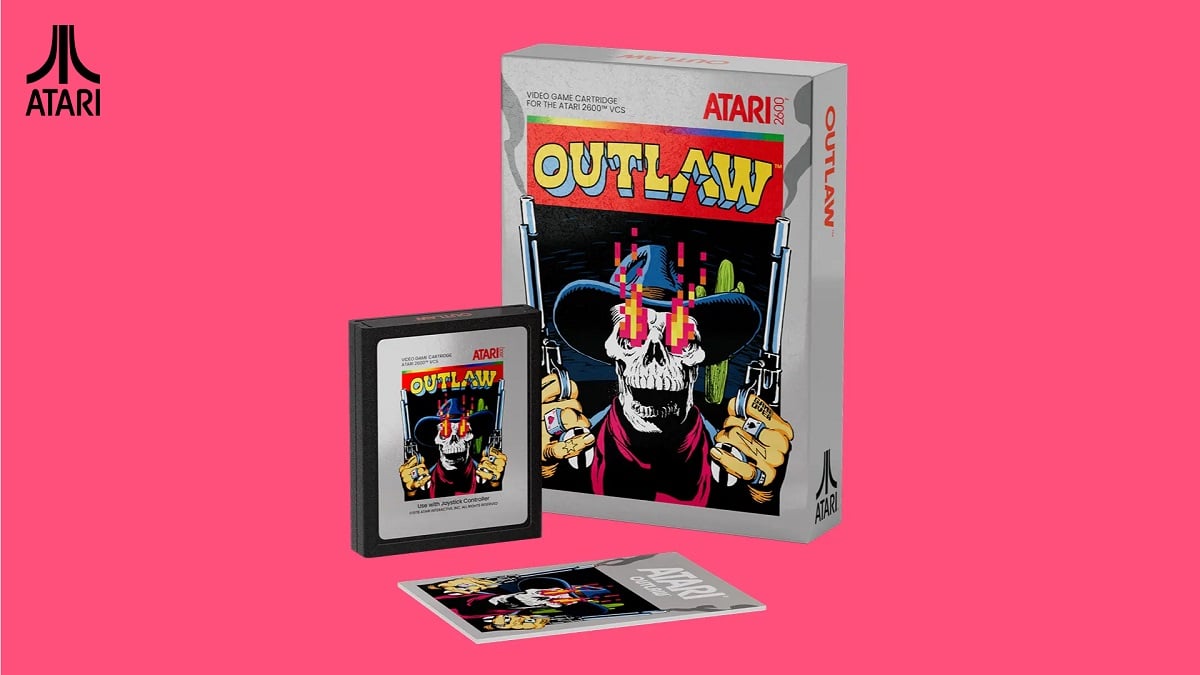 The following 2600 recreation from Atari XP is David Crane’s Outlaw