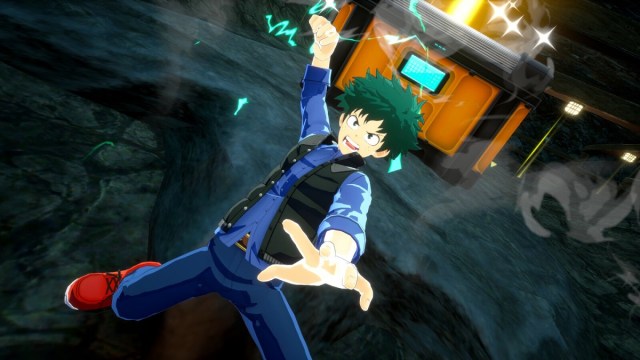 Deku in an additional outfit in My Hero Academia Ultra Rumble