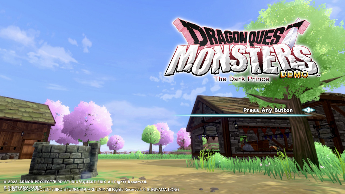 Dragon Quest Monsters The Dark Prince Demo Title