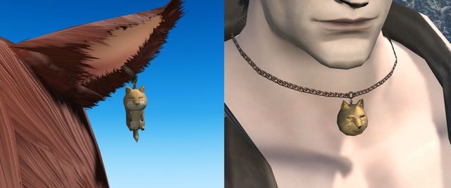 FFXIV Patch 6.5 adds new Wondrous Tails glamour, like this Faux Fox necklace and earring pair
