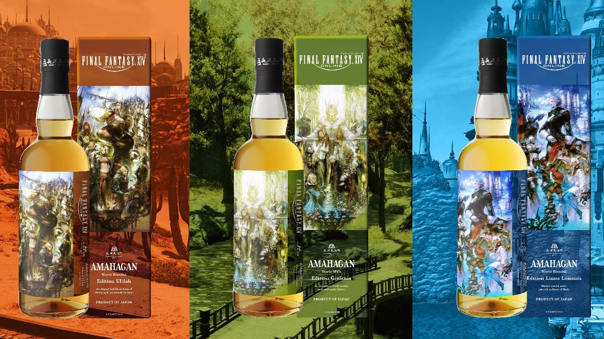 FFXIV Whiskey celebrates MMO’s anniversary with three real-life liquors