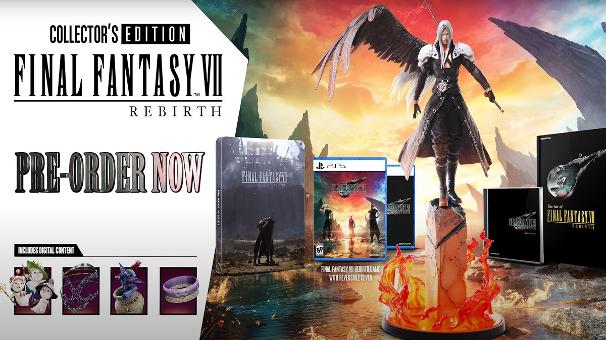 Rebirth collector’s edition has a cool Sephiroth statue, but it ain’t cheap – Destructoid