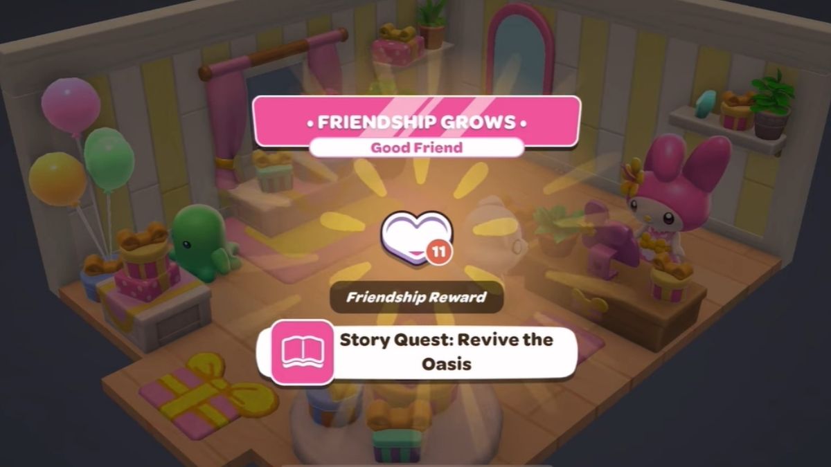 Hello Kitty Island Adventure: How to get a Pickaxe