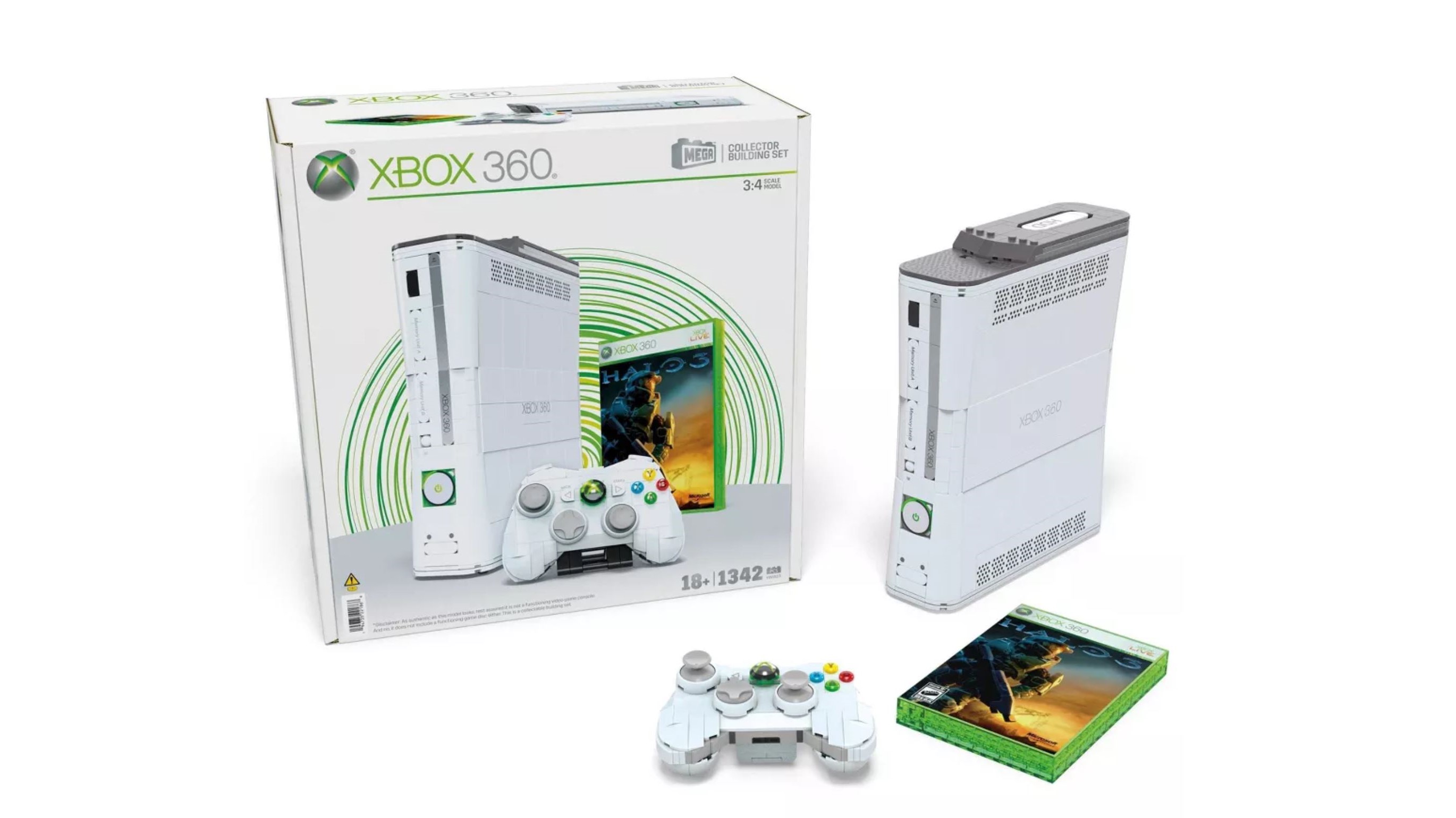 I ponder if this new Mega Blok Xbox 360 comes with a purple ring