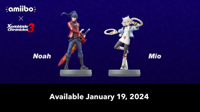 The Mio and Noah amiibo from today's Nintendo Direct