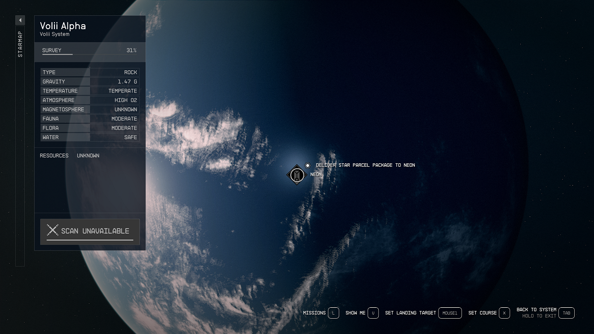 Neon City Map Starfield