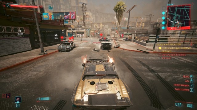 Cyberpunk 2077 Phantom Liberty 2.0 Автомобильный бой