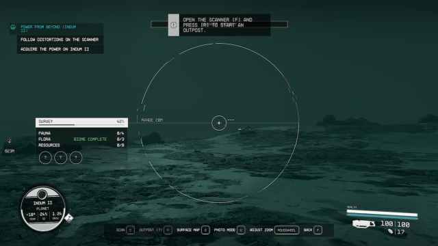 Искажения на сканере в Starfield