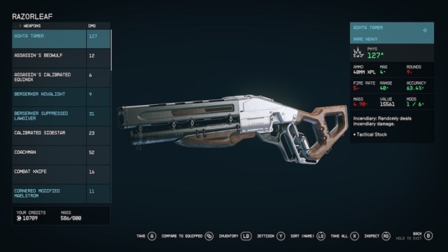 Ashta Tamer in Starfield.