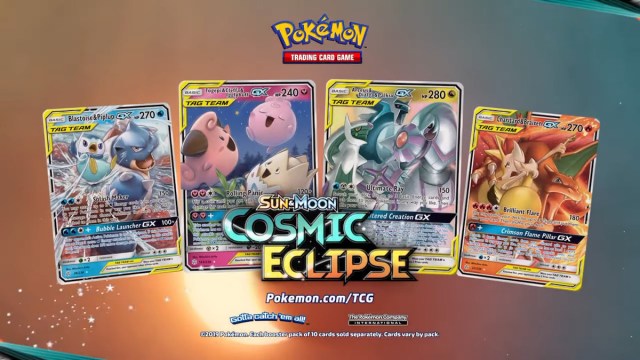 Cosmic Eclipse set in Pokemon TCG.