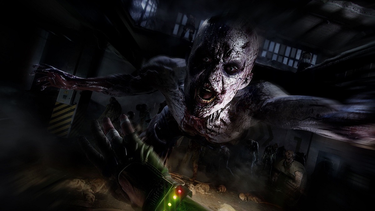Dying Light 2: A monstrous vampire leaping at the player.