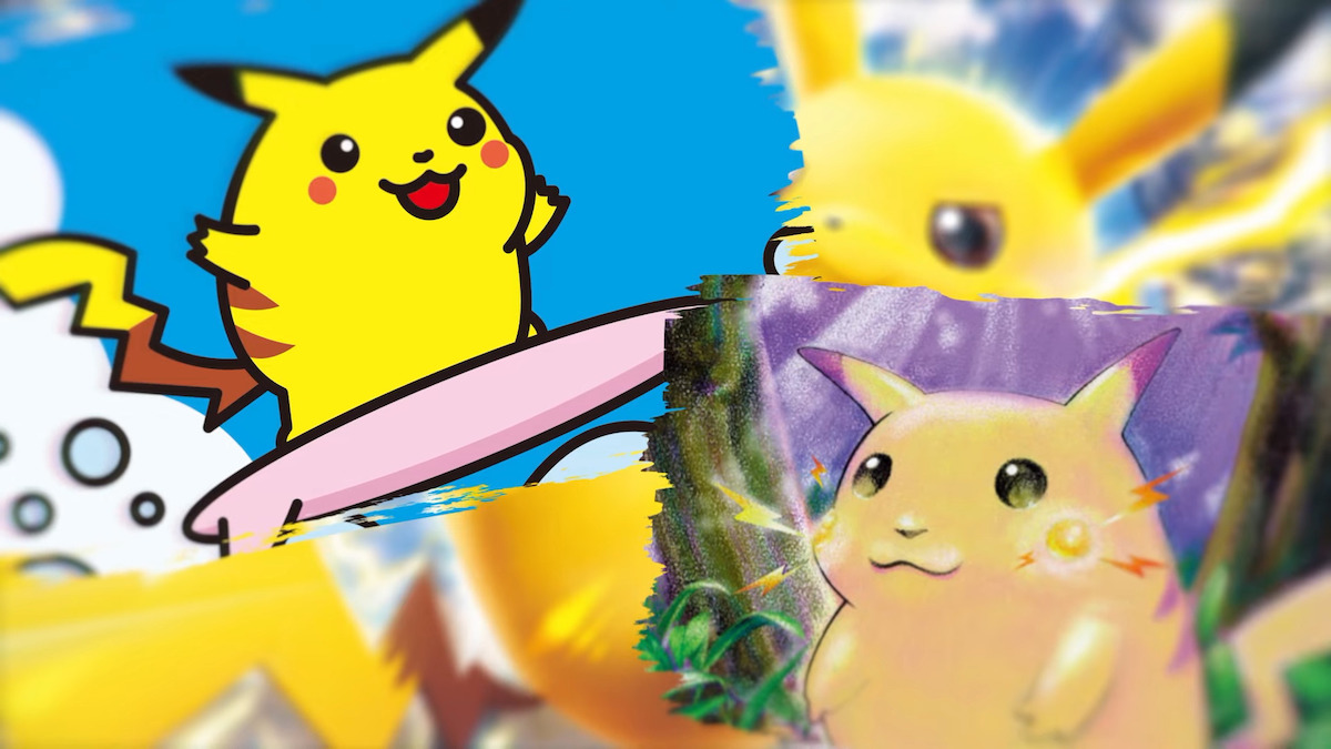 Pikachu illustrations from Pokemon.