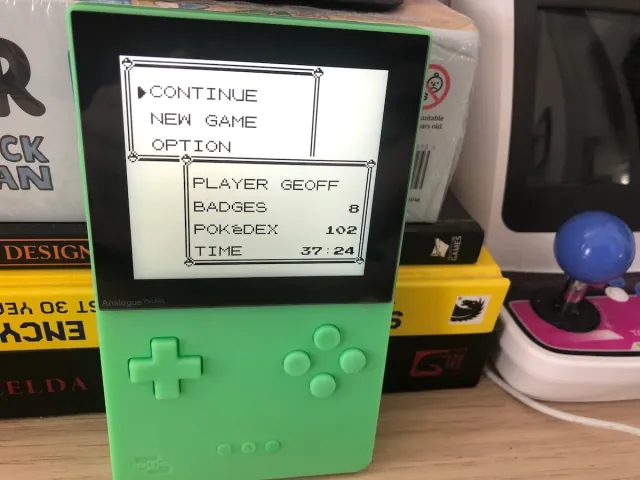 Pokemon Red on an Analogue Pocket