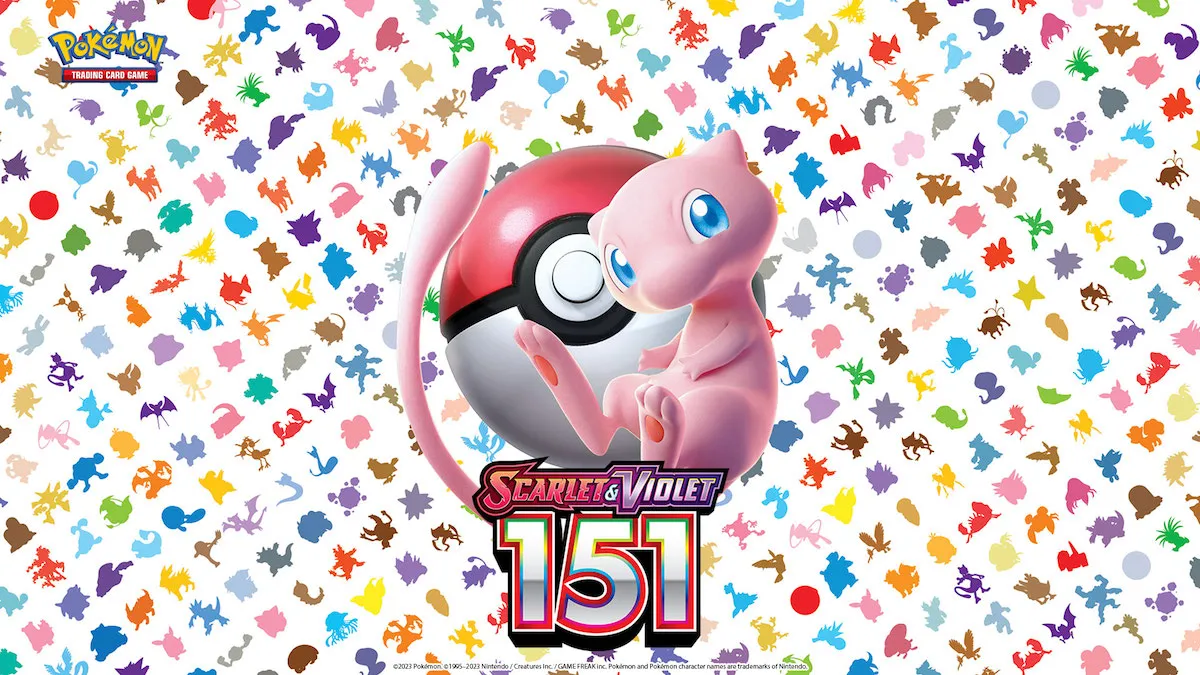 Mew in Pokemon TCG 151.