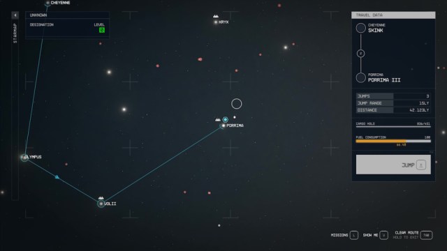 How to run the Red Mile in Starfield location