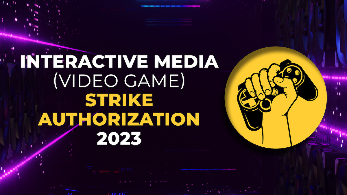 Interactive Media Strike authorization 2023.
