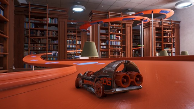 A screenshot from Hot Wheels Unleashed, showing off its striking graphics.