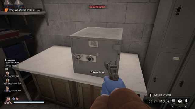 Запертый сейф в Payday 3