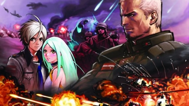 A piece of official keyart for Advance Wars: Days of Ruin depicting some of the game's main characters.