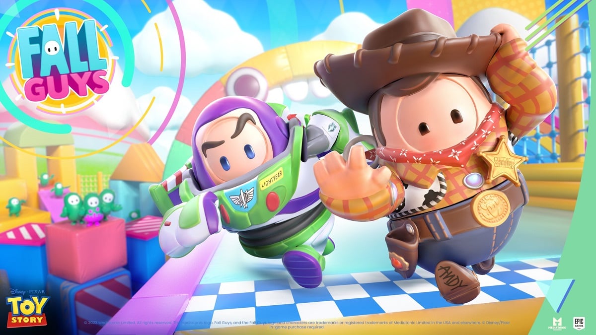 Toy Story’s Buzz and Woody head to Fall Guys this week