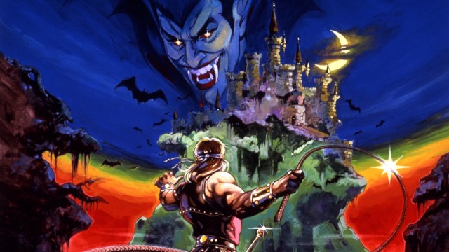 The Castlevania video game box art still holds up to this day.