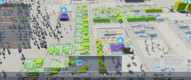 Cities Skylines 2 in-game Twitter app in the Destructoid review