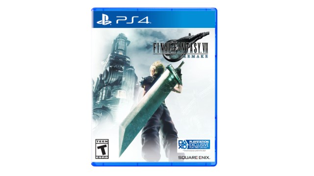 The Final Fantasy 7 remake cover art is a flashback.